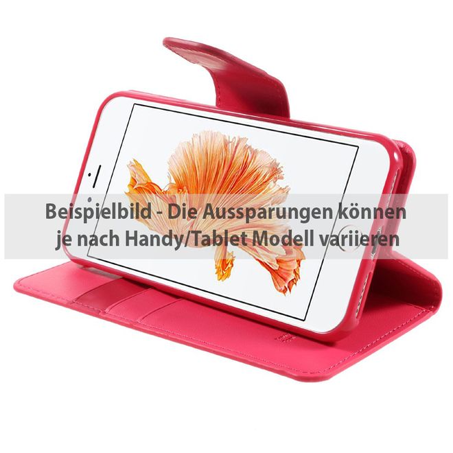 Goospery - Sony Xperia Z3 Handyhülle - Case aus Leder - Sonata Diary Series - rosa