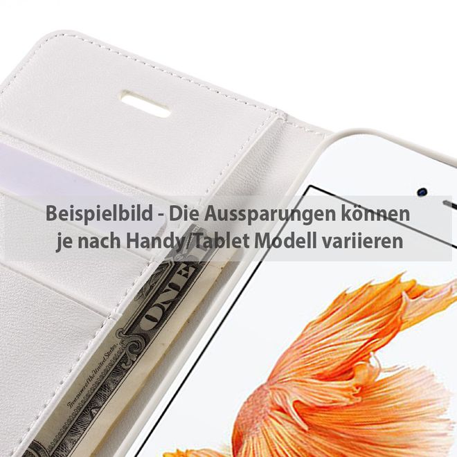 Goospery - HTC One (M9) Handyhülle - Case aus Leder - Sonata Diary Series - weiss