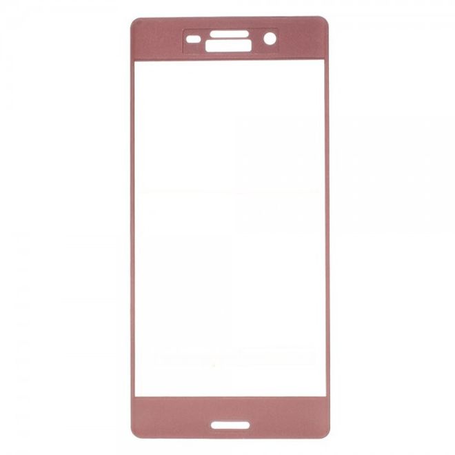 Sony Xperia X Anti-Explosions Schutzfolie aus gehärtetem Glas für die gesamte Vorderseite - rosagold