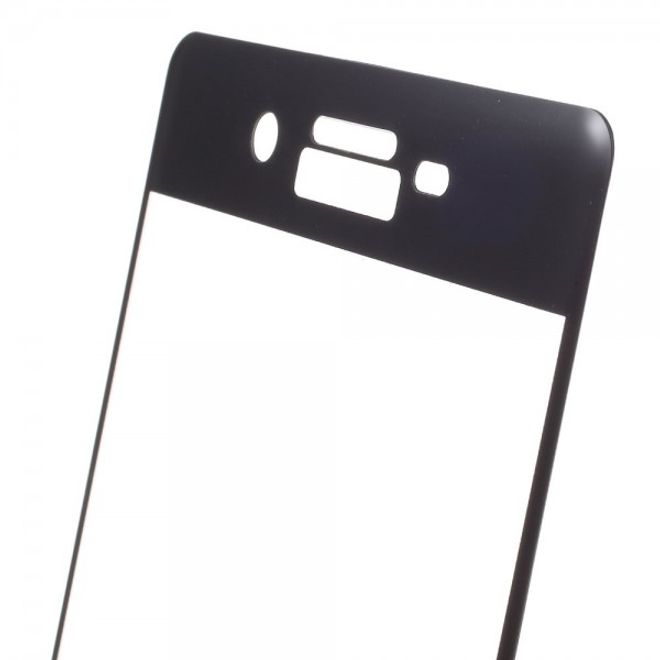 Sony Xperia X Anti-Explosions Schutzfolie aus gehärtetem Glas für die gesamte Vorderseite - schwarz