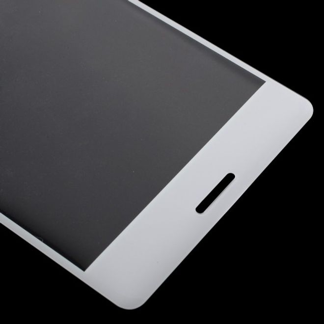 Sony Xperia X Anti-Explosions Schutzfolie aus gehärtetem Glas für die gesamte Vorderseite - weiss