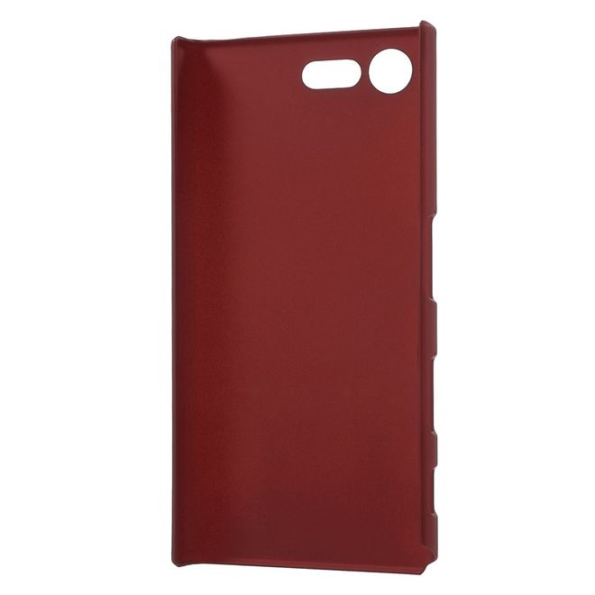 Sony Xperia X Compact Case - Handyhülle aus Hartplastik - gummiert - rot