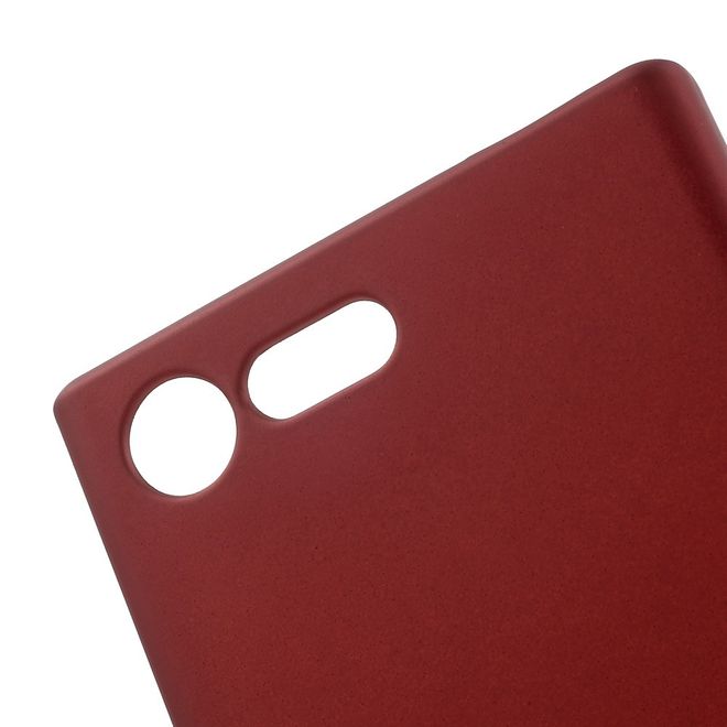 Sony Xperia X Compact Case - Handyhülle aus Hartplastik - gummiert - rot