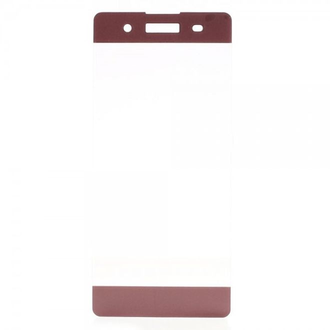 Sony Xperia XA Anti-Explosions Schutzfolie aus gehärtetem Glas für die gesamte Vorderseite - rosagold