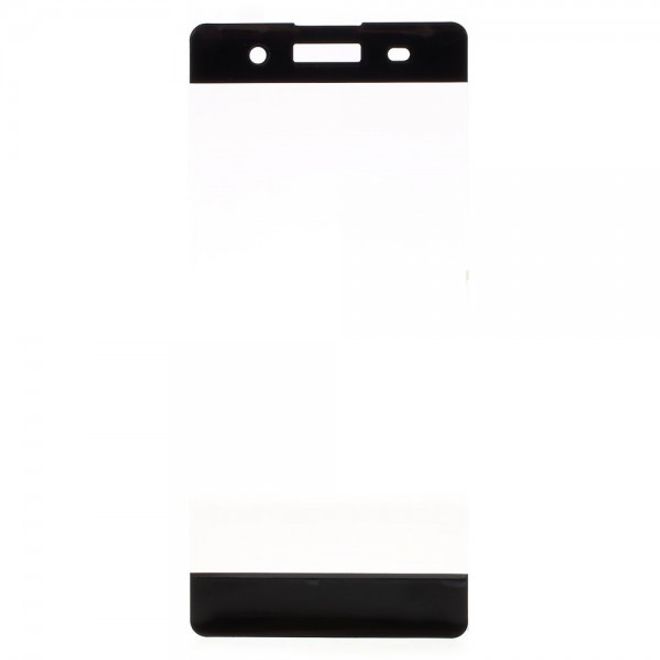 Sony Xperia XA Anti-Explosions Schutzfolie aus gehärtetem Glas für die gesamte Vorderseite - schwarz