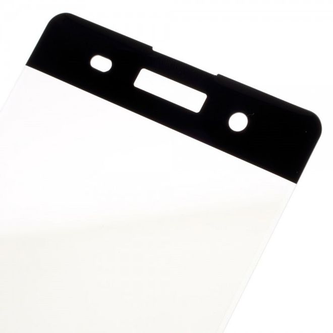 Sony Xperia XA Anti-Explosions Schutzfolie aus gehärtetem Glas für die gesamte Vorderseite - schwarz