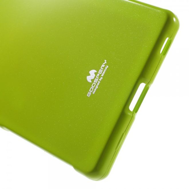 Goospery - Sony Xperia Z5 Premium/Dual Handy Hülle - TPU Soft Case - Pearl Jelly Series - lime