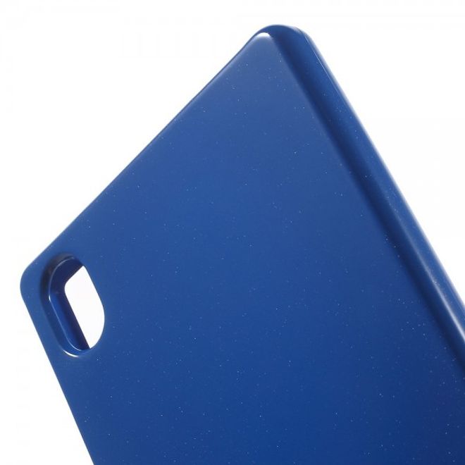 Goospery - Sony Xperia Z5 Premium/Dual Handy Hülle - TPU Soft Case - Pearl Jelly Series - blau