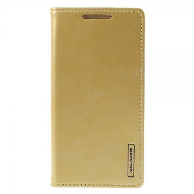 Goospery - Sony Xperia Z5/Z5 Dual Hülle - Handy Bookcover - Bluemoon Flip Series - gold