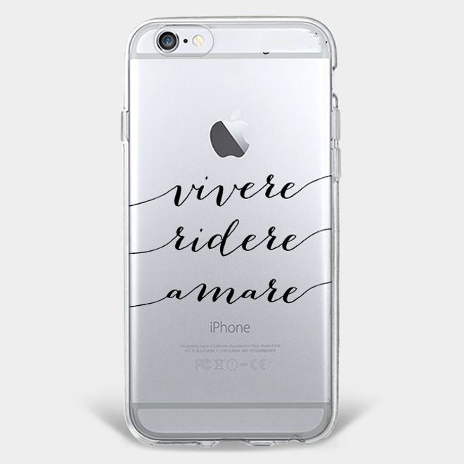 iPhone SE (2022) / SE (2020) / 8 / 7 mobile phone case - TPU soft case - Vivere Ridere Amare