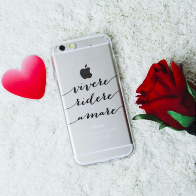 iPhone SE (2022) / SE (2020) / 8 / 7 mobile phone case - TPU soft case - Vivere Ridere Amare