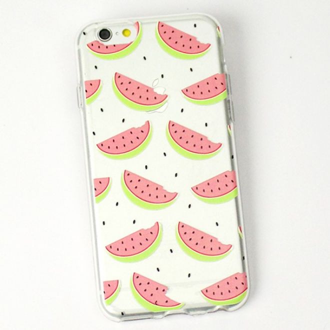 iPhone 6 Plus/6S Plus Handyhülle - TPU Soft Case - Wassermelonen