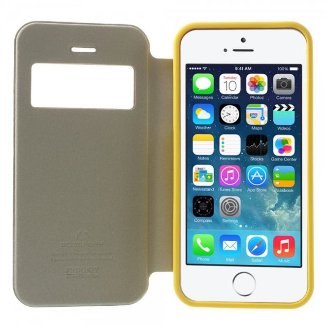 Goospery - Cover für Samsung Galaxy J5 - Handyhülle aus Plastik - Wow Bumper Series - gelb