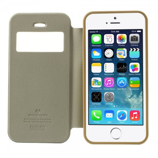 Goospery - Cover für LG Stylus 2 - Handyhülle aus Plastik - Wow Bumper Series - gold