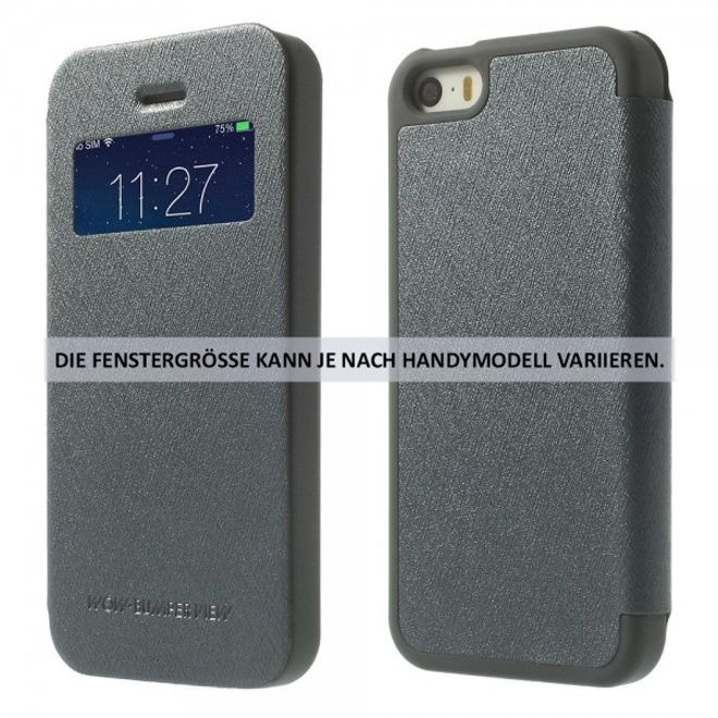 Goospery - Cover für Samsung Galaxy Note 4 - Handyhülle aus Plastik - Wow Bumper Series - grau