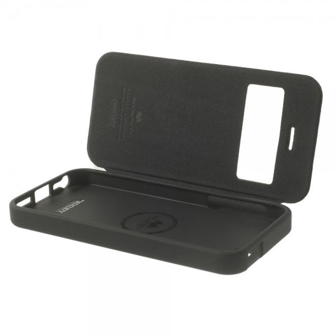 Goospery - Cover für Samsung Galaxy Note 5 - Handyhülle aus Plastik - Wow Bumper Series - schwarz