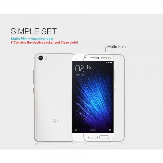 Xiaomi Mi5 Schutzfolie mit kratzfester Beschichtung von Nillkin